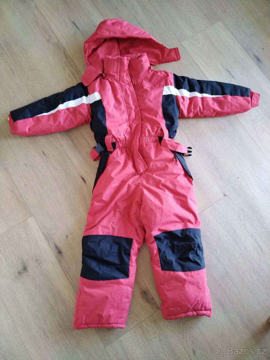 Zimní oblečení velikost 98 až 122, kombinézy - 12