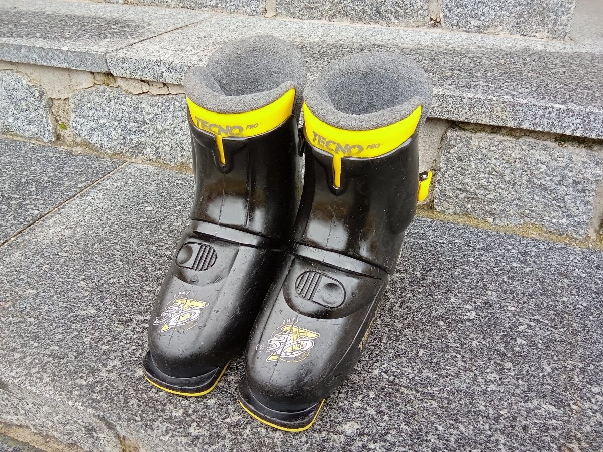 Dětské lyže 90 cm a boty - 12