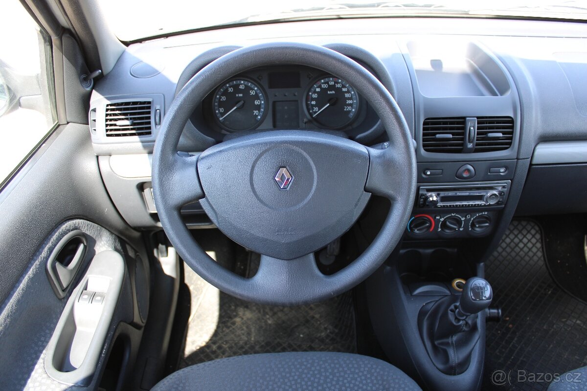 Renault Clio 1,2i 43KW, KLIMA, ČR, 102.871 km, r.v. 2006 - 12