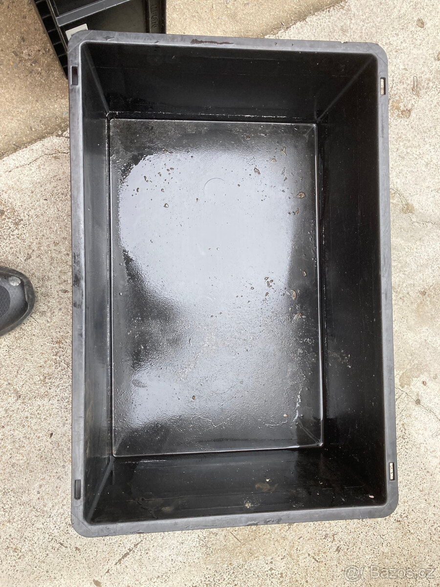 Plastová přepravka černá, ukládací box, tři typy za 150 kč - 12