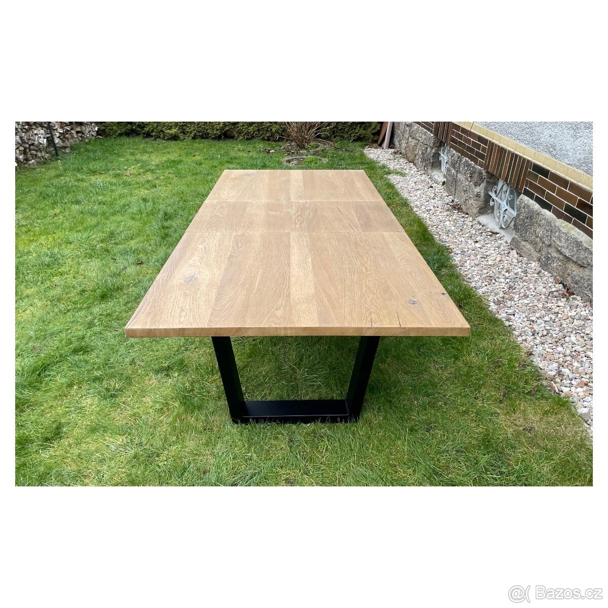 Masivní rozkládací jídelní stůl - Livingstone 160 cm - 12