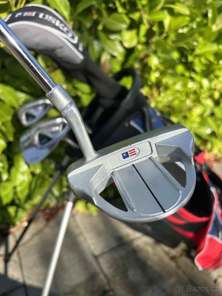 Prodám golfový set US Kids Golf, 63", 157 až 169cm - 12