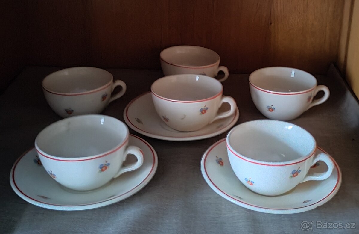 Hrnky na čaj, kafe, bylinky,šálky s podšálky - 12
