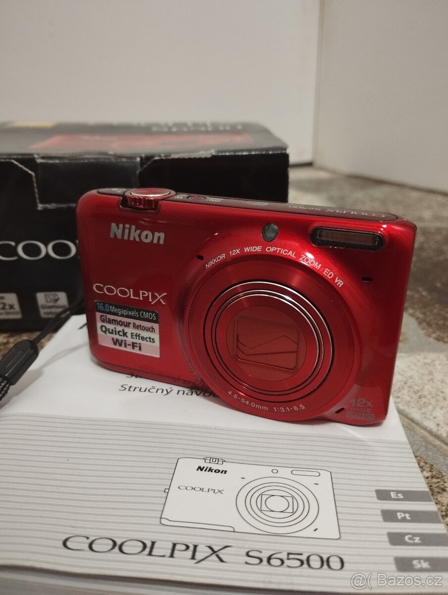 Fotoaparát Nikon Coolpix S6500 - 12