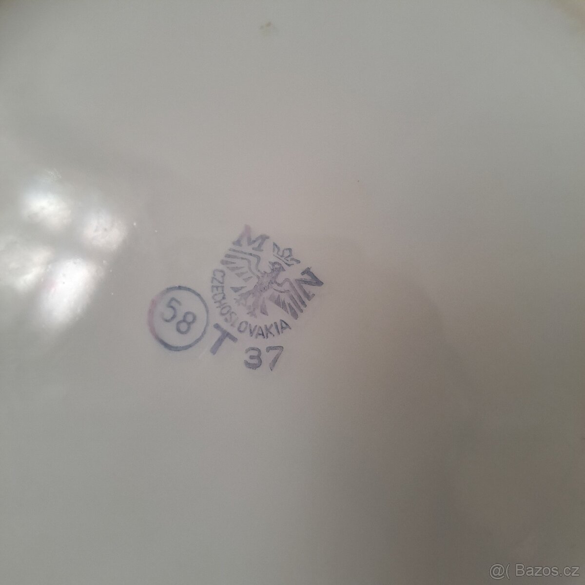 Porcelán starožitný nábytek sklo czechoslovakia - 12