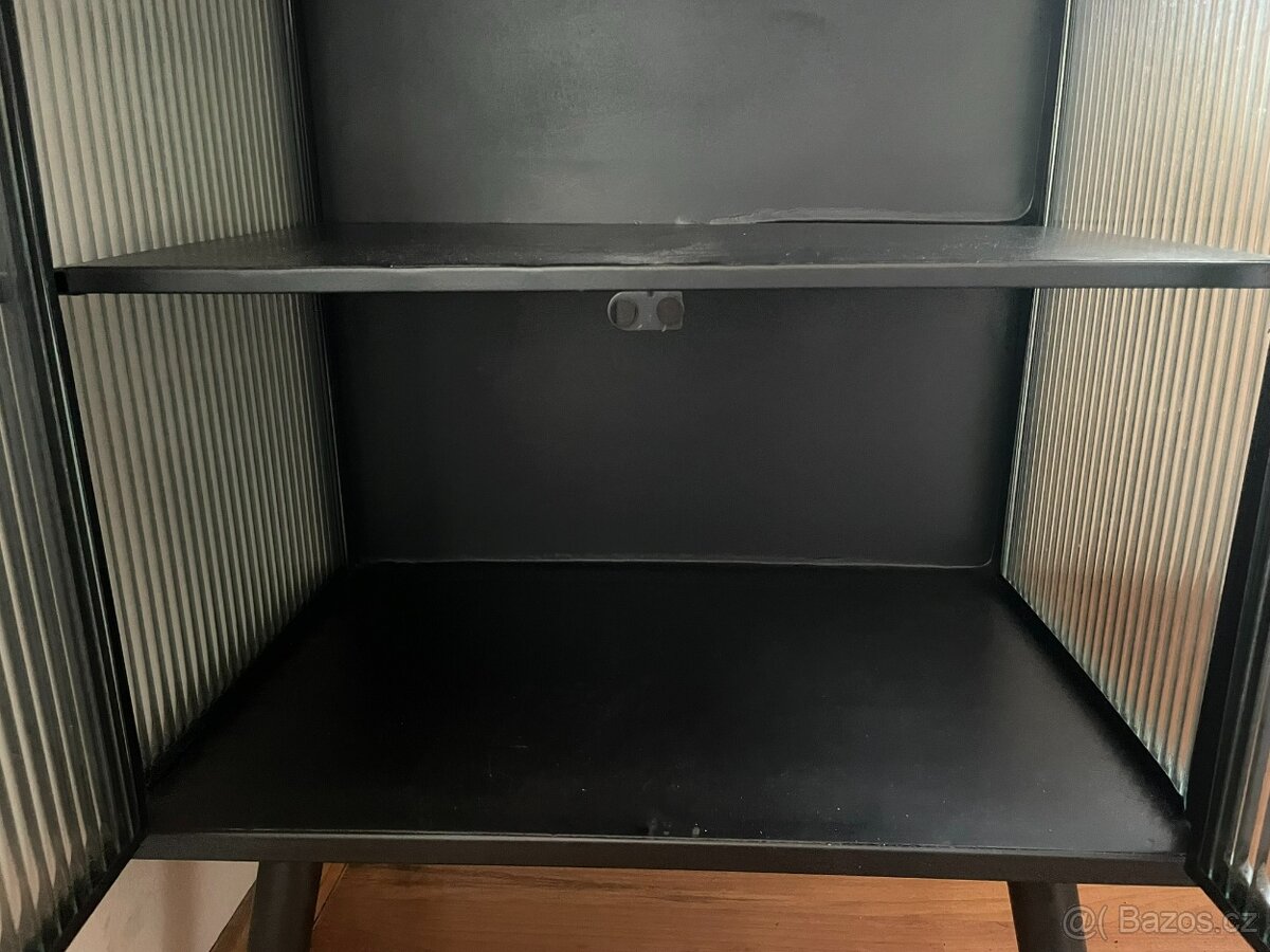 Skleněná industriální komoda Kare Design - 12