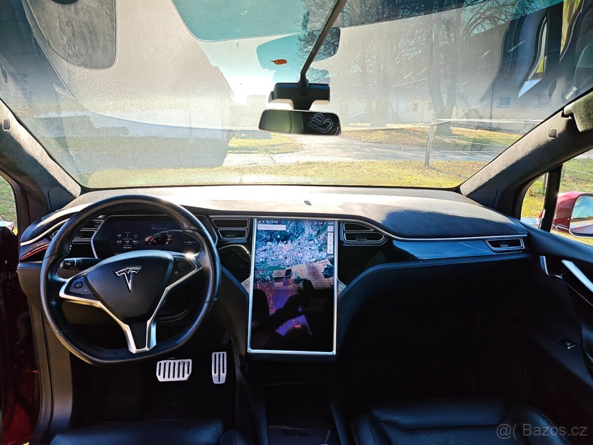 Tesla model X P90D Signature 7 míst free charging DPH - 12