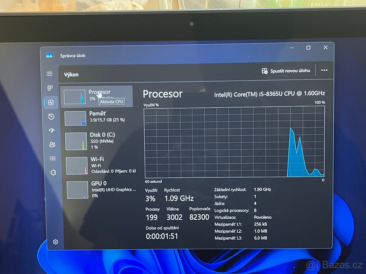 Lenovo ThinkPad yoga L390 - 16gb/512gb, i5 8.gen, win11 - 12