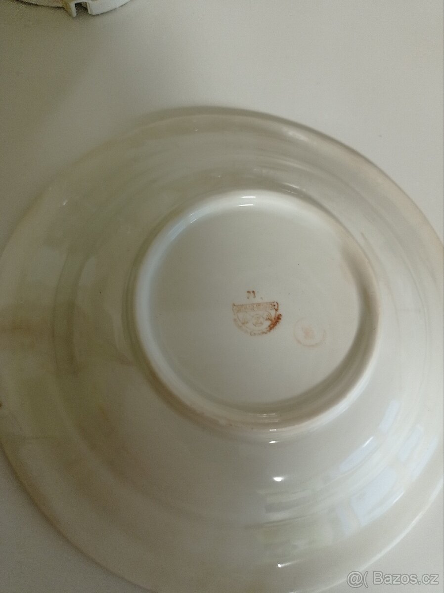 Retro miska a talíře - 12