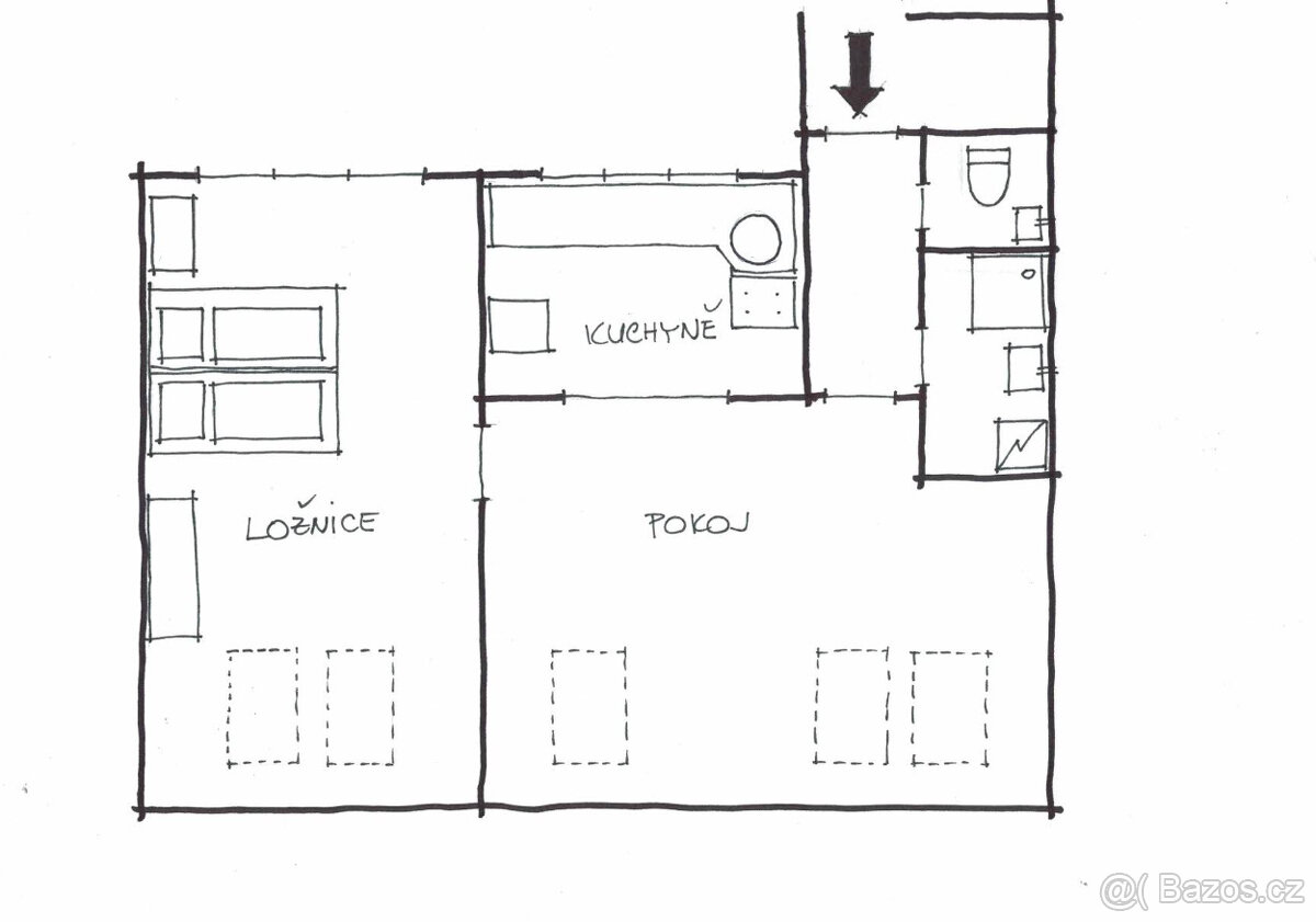 Pronájem bytu 2+kk v Brně-Králově Poli - 12