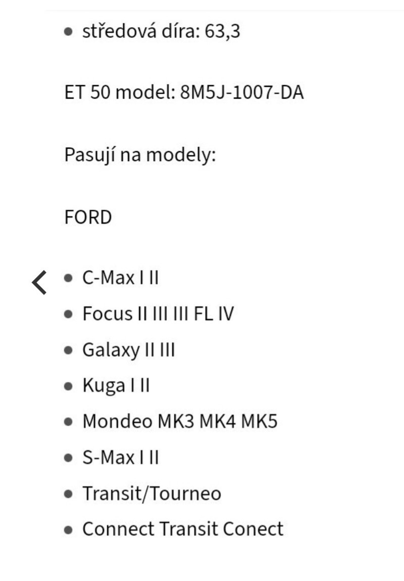 Originální disky Ford R17 - 12