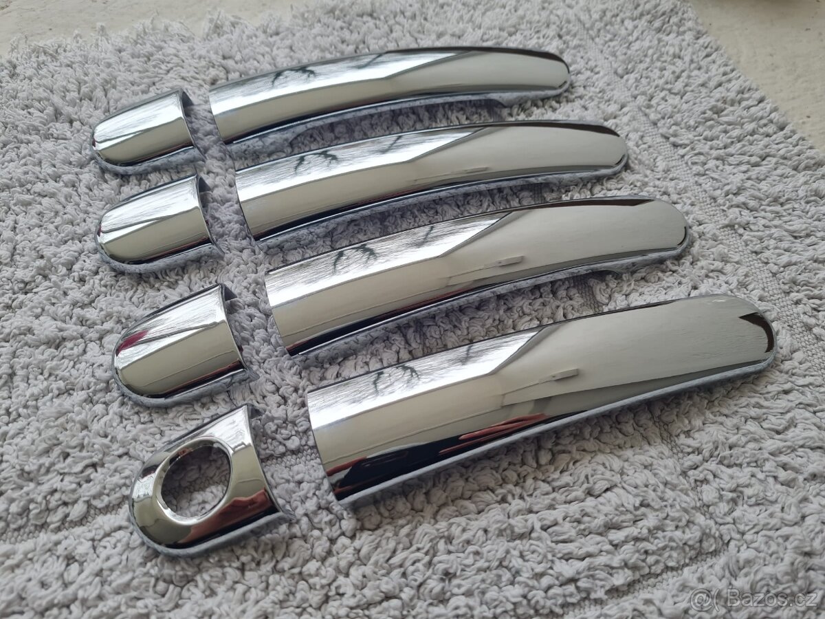 Chromové krytky klučiek ŠKODA VW SEAT - 12