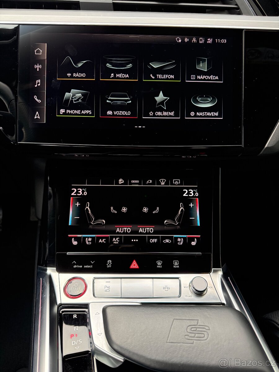 Audi E-Tron S, 370KW, 3/2022, ZARUKA, 38tkm, B&O, DPH - 12