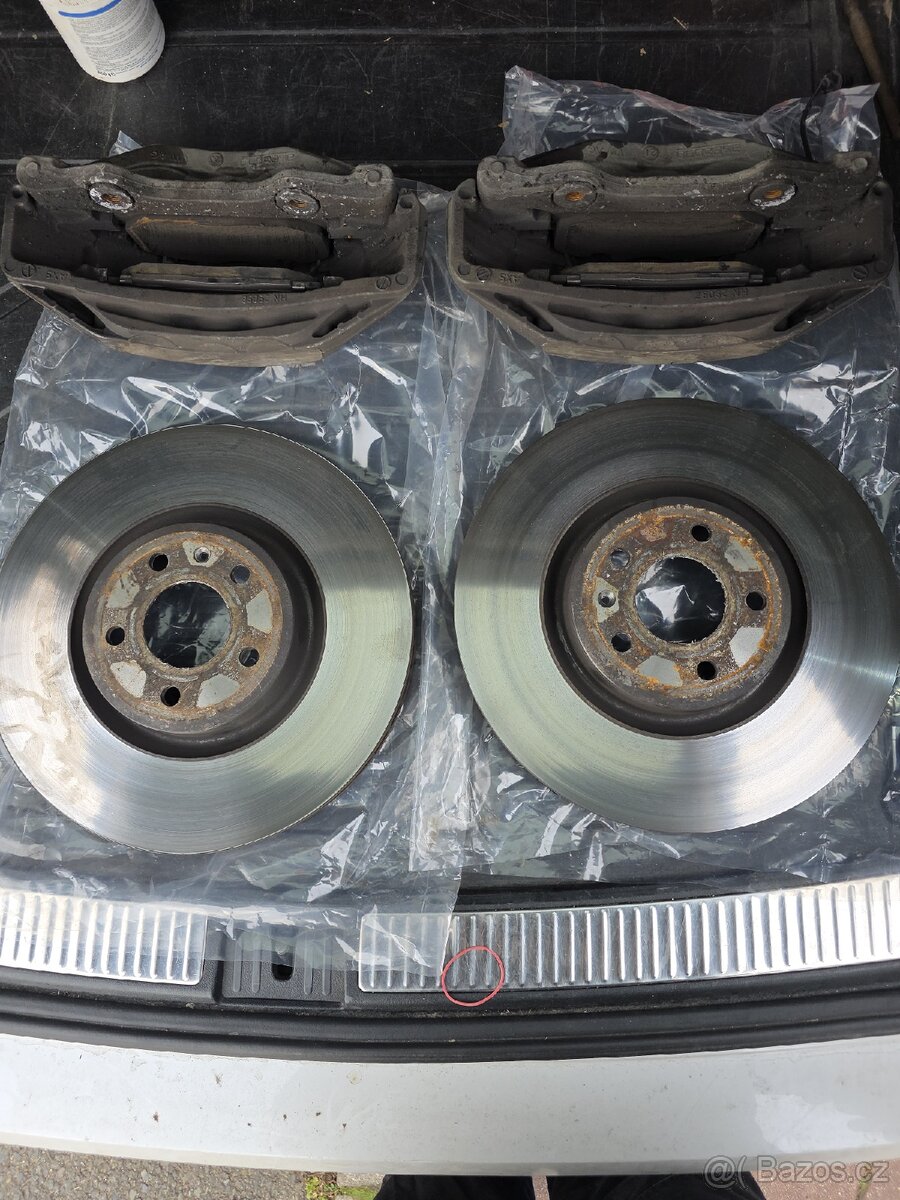 Brzdy brzdové třmeny brzdové kotouče Vw touareg CR7 MLB - 12