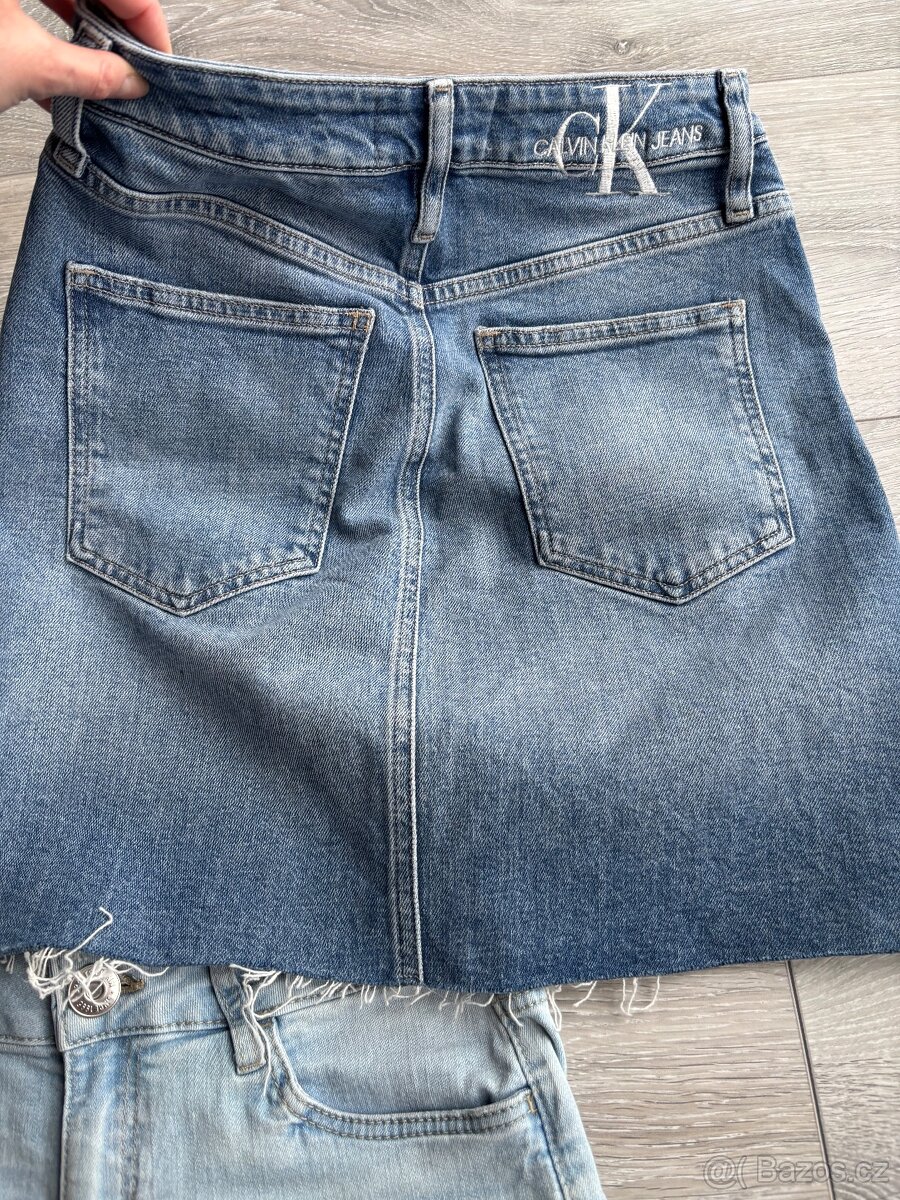Set 3v1 - riflová sukně Calvin Klein - 12