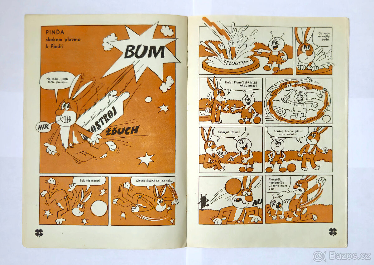 Čtyřlístek č.9 - Ke třem planetám - Original 1970 - 12