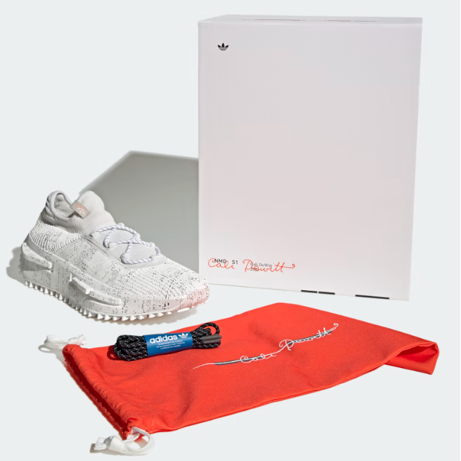 Adidas NMD S1 Cali DeWitt “Crystal White” - 12