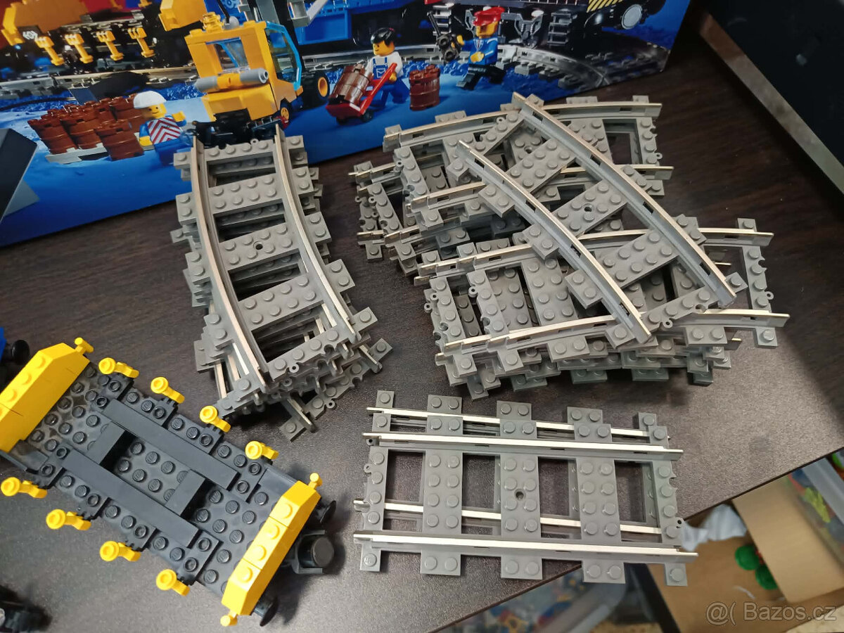 LEGO Train 9V Load N' Haul Railroad +návod +box - 12