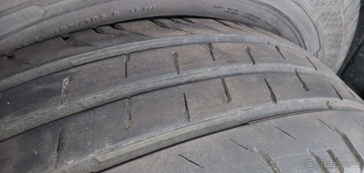 PRODÁM 4KS LETNÍ PNEU CONTINENTAL195/75/16C VHODNÉNA DODÁVKU - 12