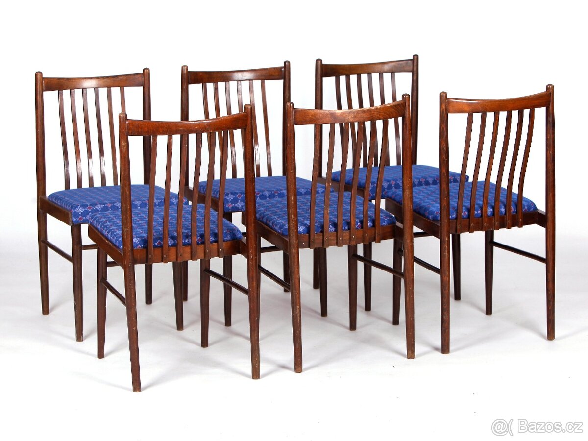 LEVNÉ jídelní židle, 100 % stav, 6 ks - 12