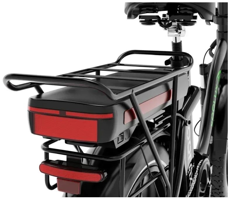 Skládací Elektrické kolo 500 W Dvě baterie 24 Ah Moped - 12