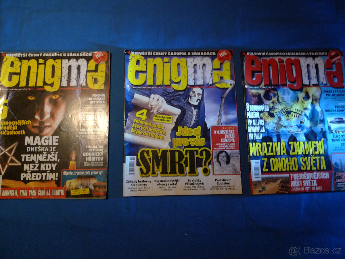 Tajemné knihy a čas. Enigma, Svět na dlani, Legalizace - 12