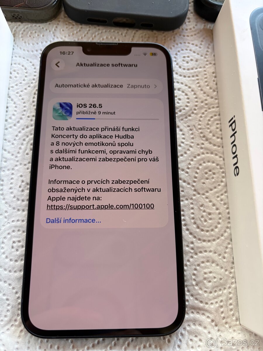 Apple IPhone 13, 128 gb, modrá - 12