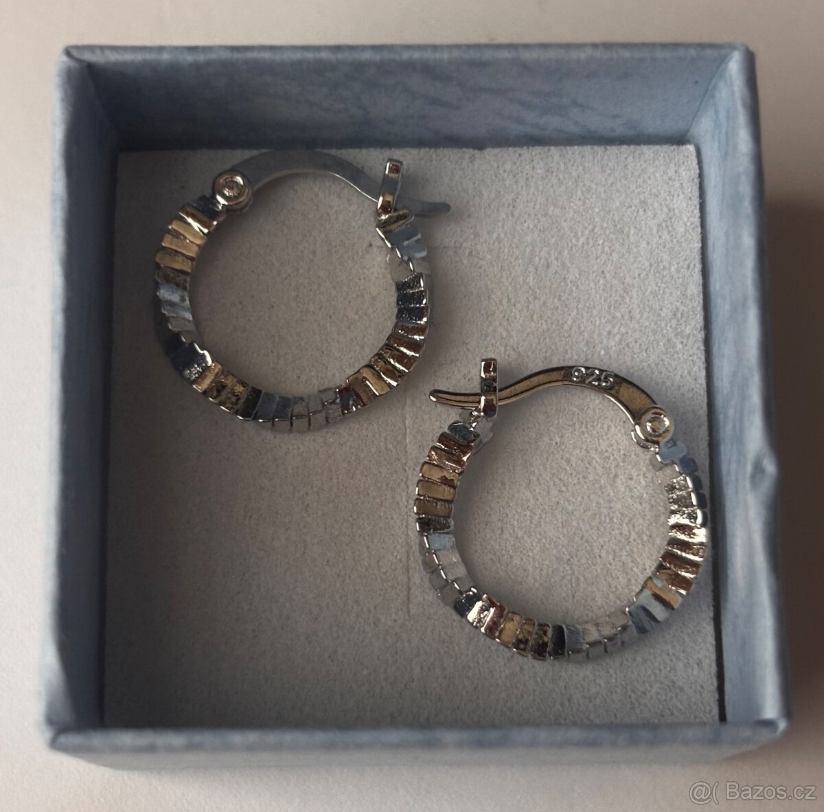 Nové stříbrné náušnice punc 925 - 12