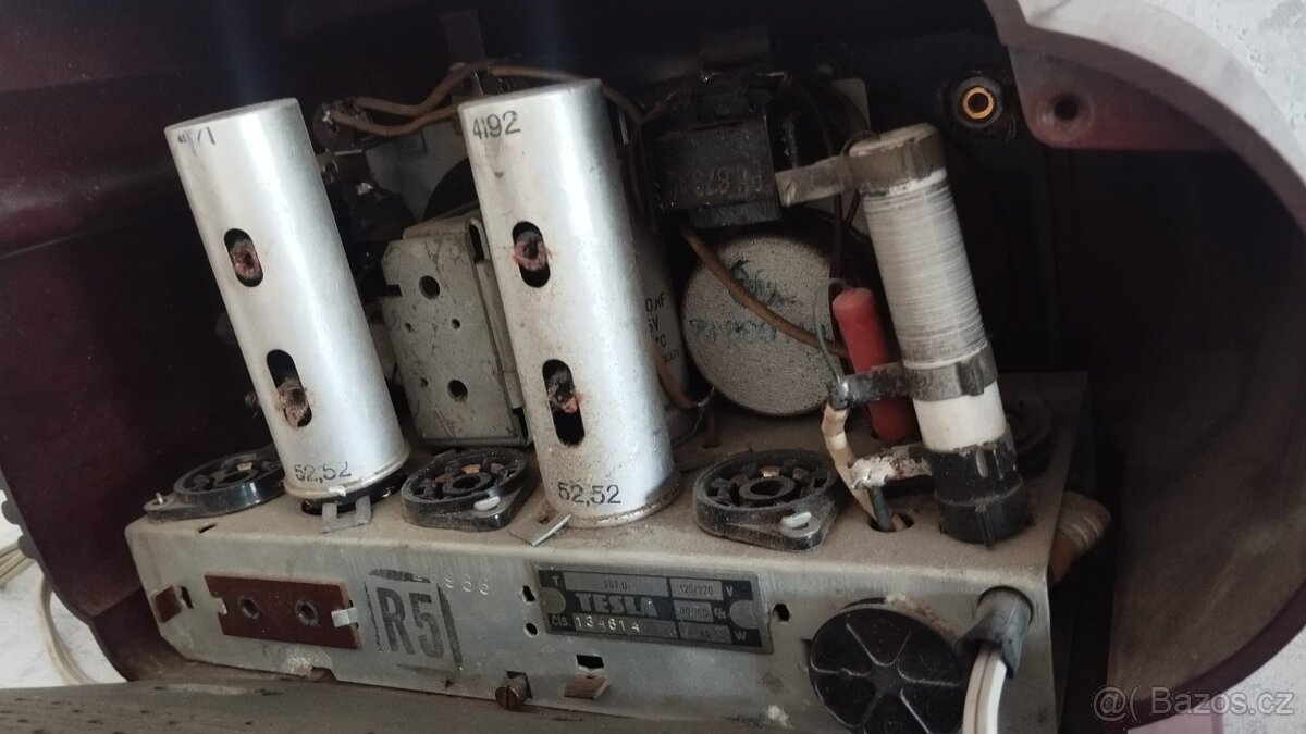 Stare bakelitové rádio TALISMAN. krásné k dekoraci, sbírky - 12