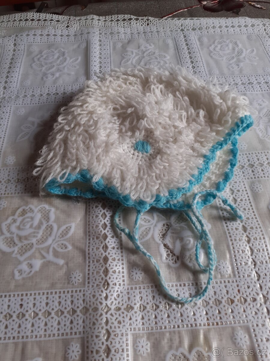 Retro zavinovačka ,plátěné košilky, čepičky - 12