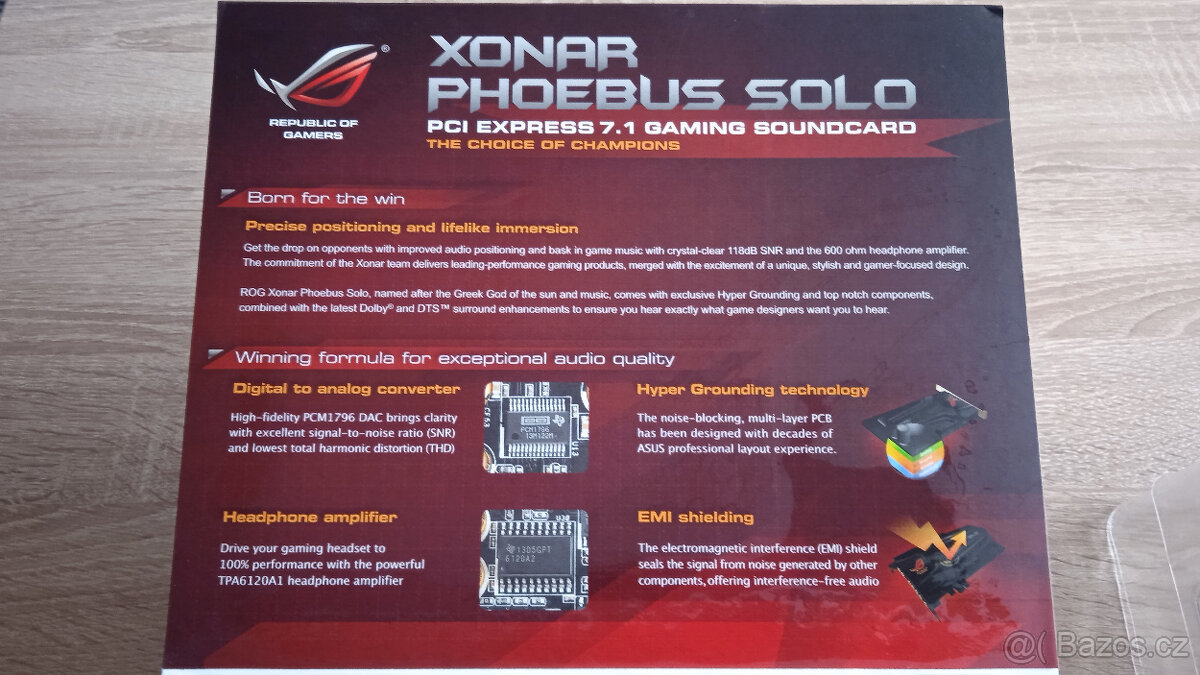 Zvuková karta ASUS XONAR PHOEBUS - PERFEKTNÍ STAV - 12