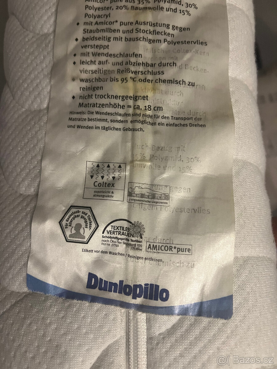 Luxusní matrace Dunlopillo Vitalis Dream 160x200cm -TOP - 12