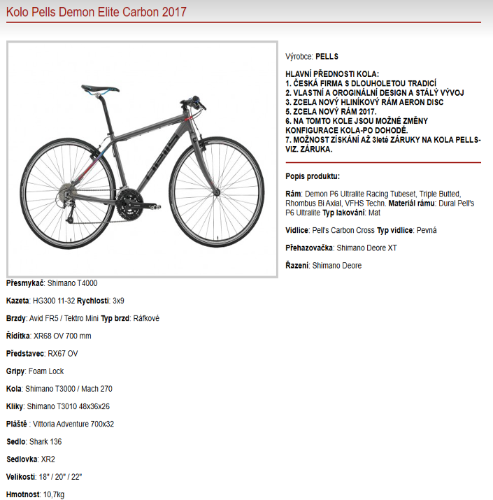 Pells Demon Elite Carbon - 12