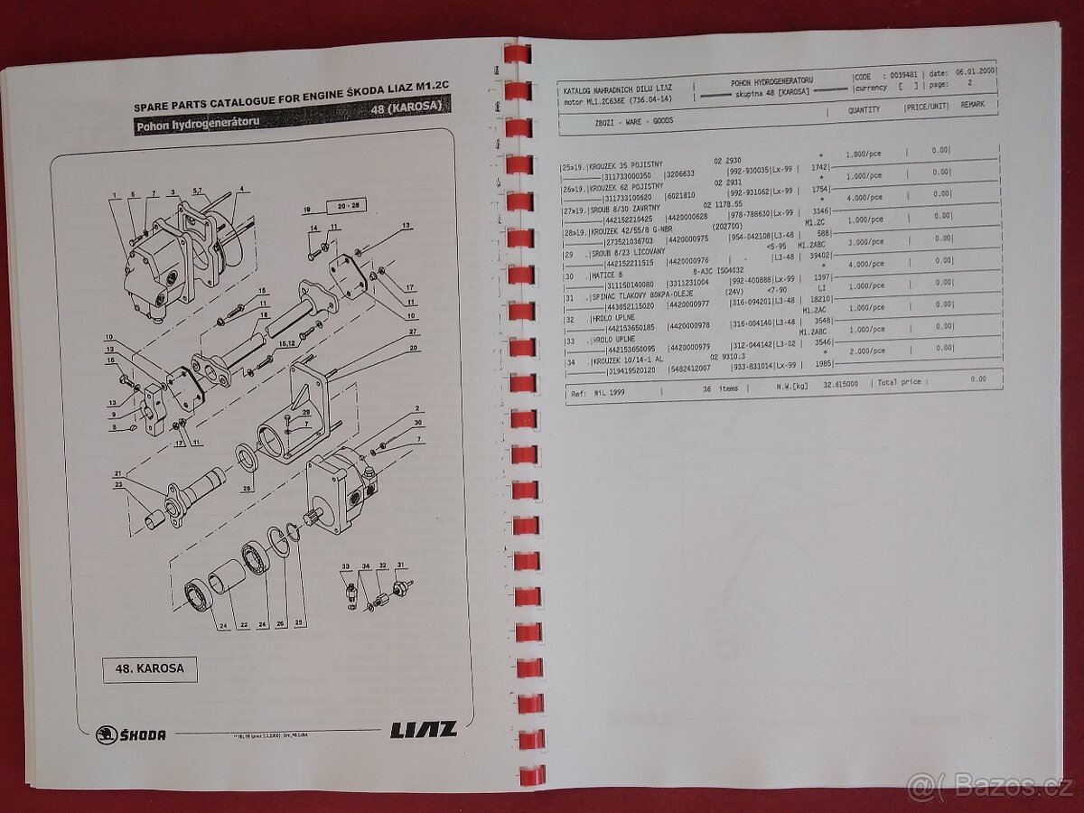 PŘÍRUČKY LIAZ 300 - 12