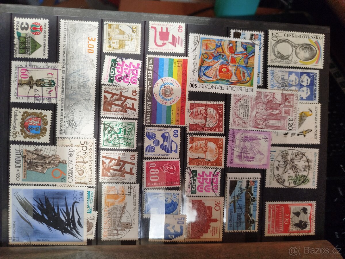 6x Album se známkami z celého světa - 12