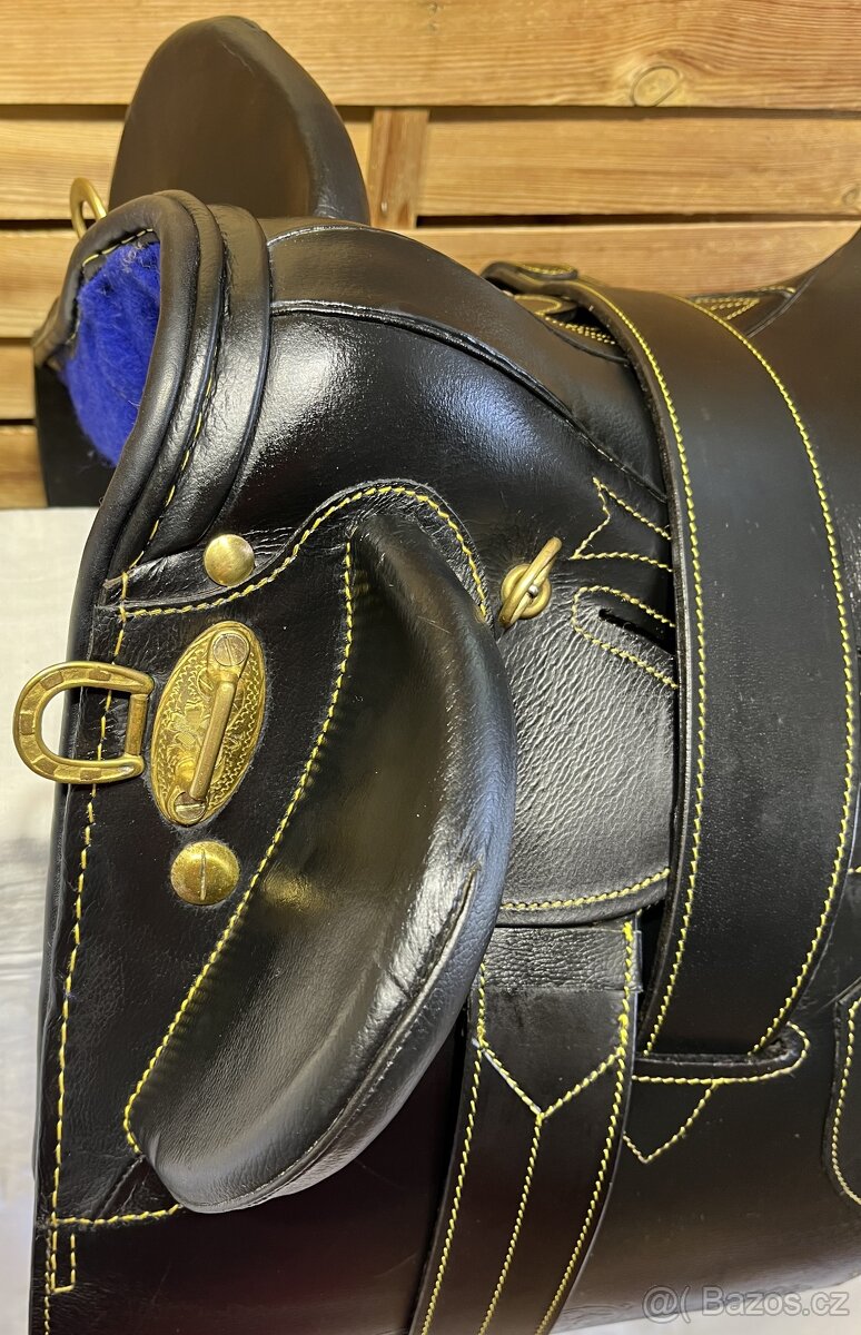 Australské sedlo bez hrušky černé - 12