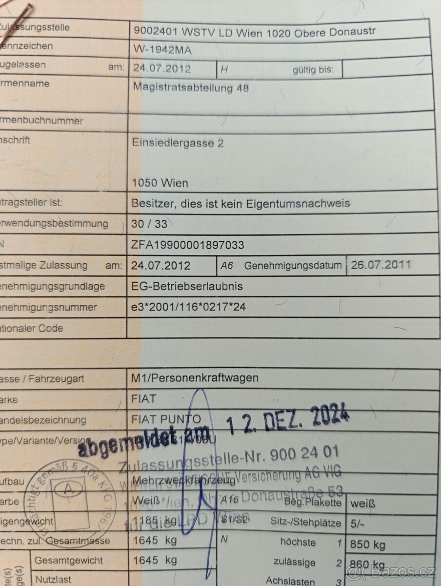 Fiat Punto 1.4 benzín+CNG - 12