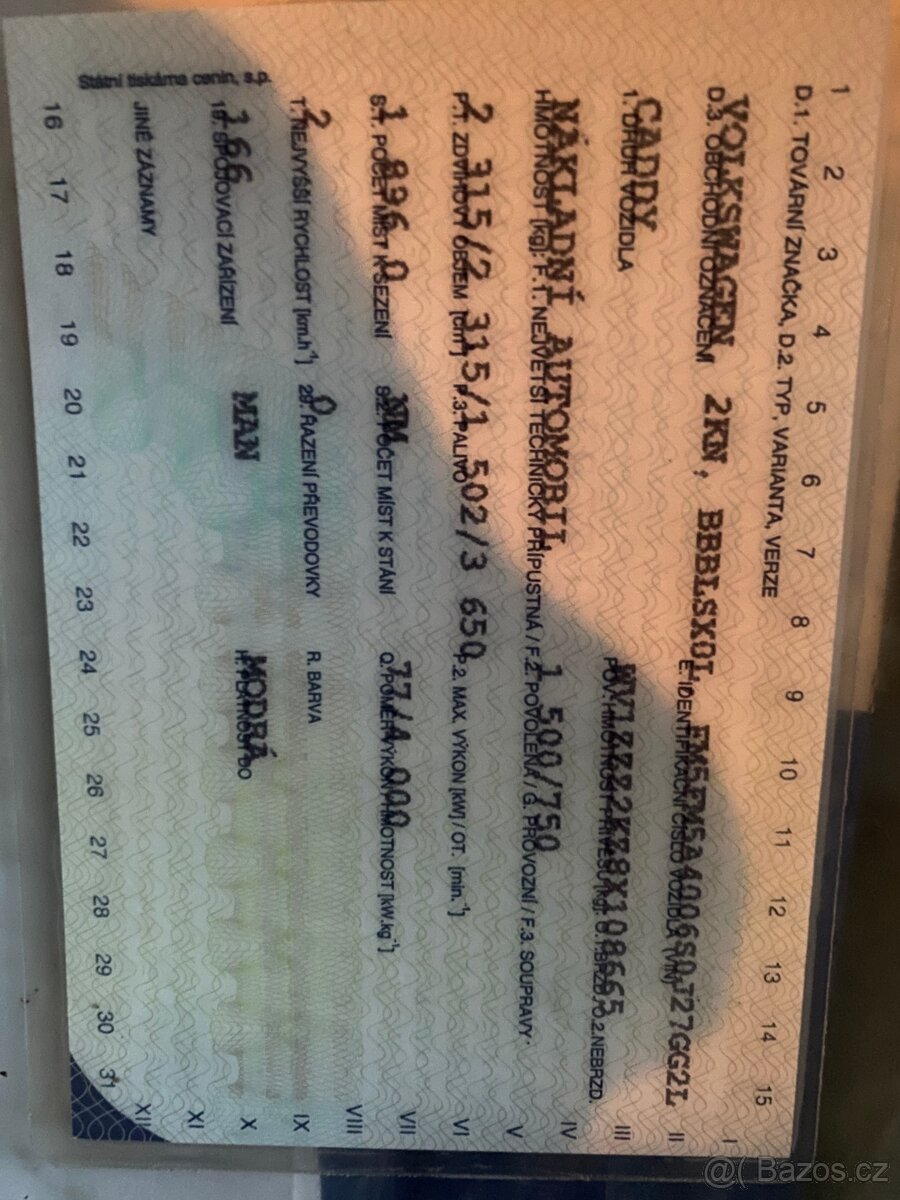 VW Caddy Maxi 1,9 TDI - 12