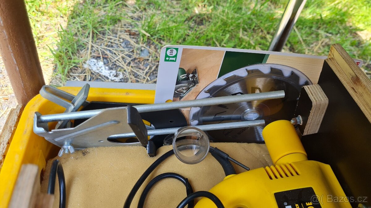 Prodám víceúčelovou stolní pilu domácí výroby - 12