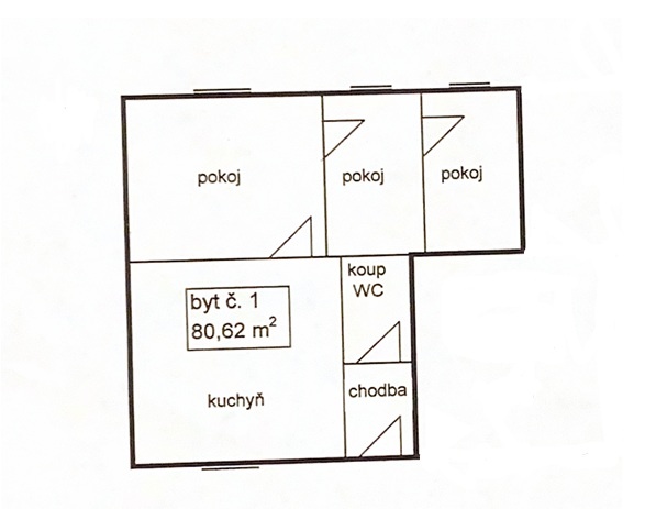 Prodej bytu 4+kk 81 m² T. G. Masaryka, Městec Králové - 12