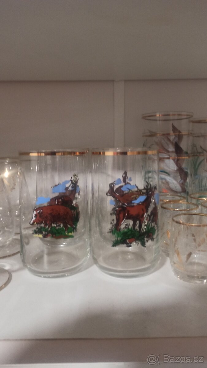 Skleničky porcelán - 12