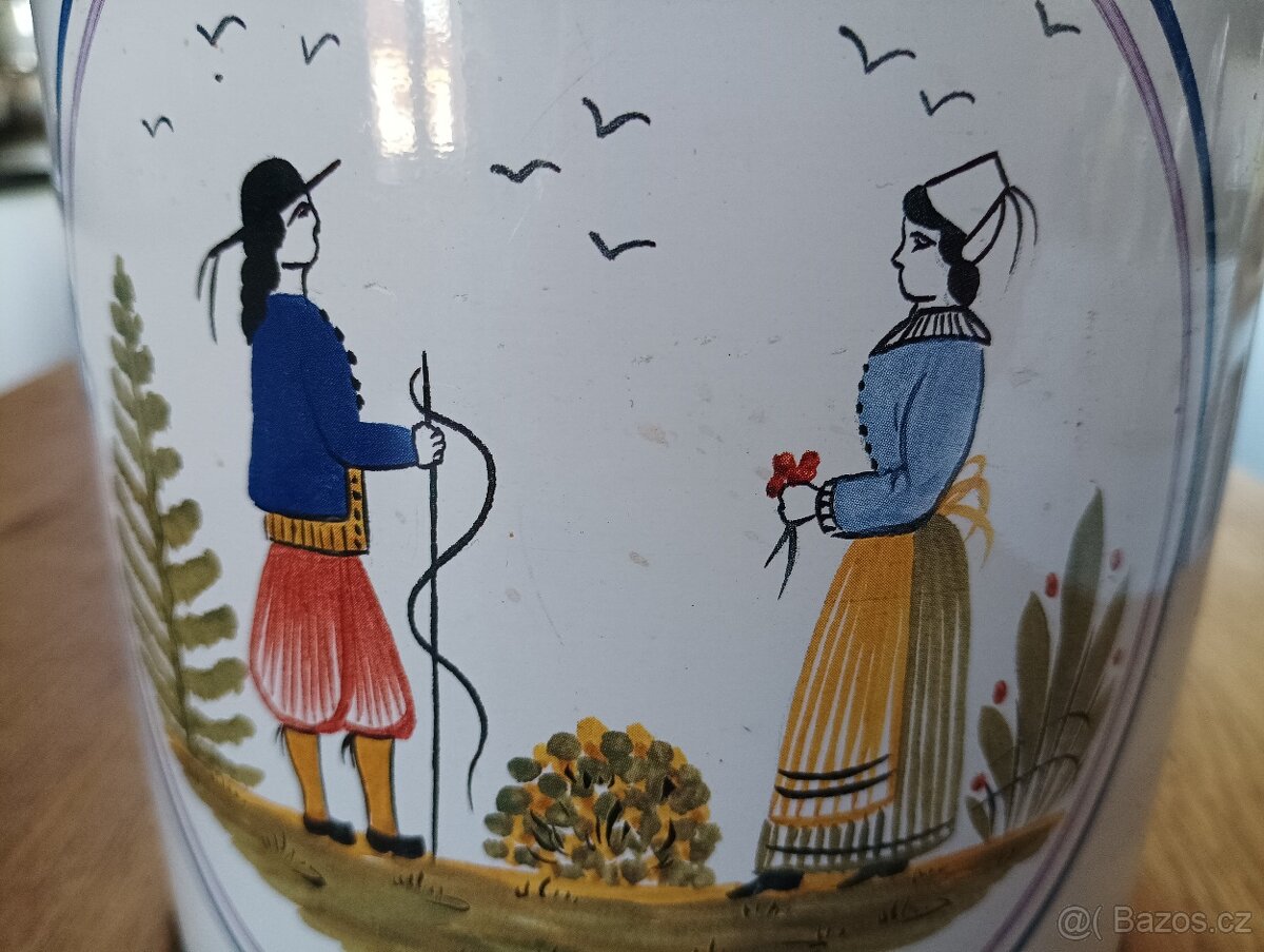 PLECHOVÁ DÓZA HB HENRIOT QUIMPER - 12