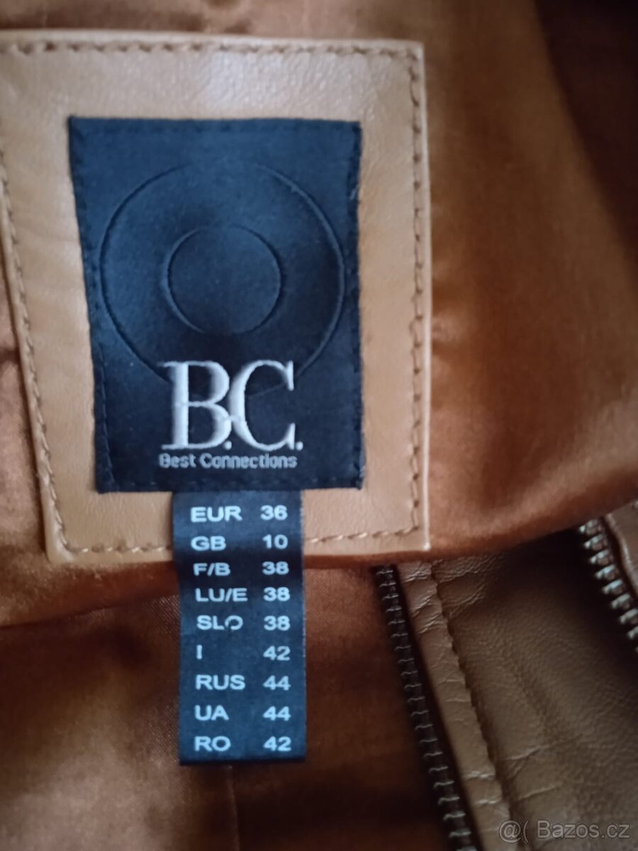 Kožená bunda, velikost 36 - 12