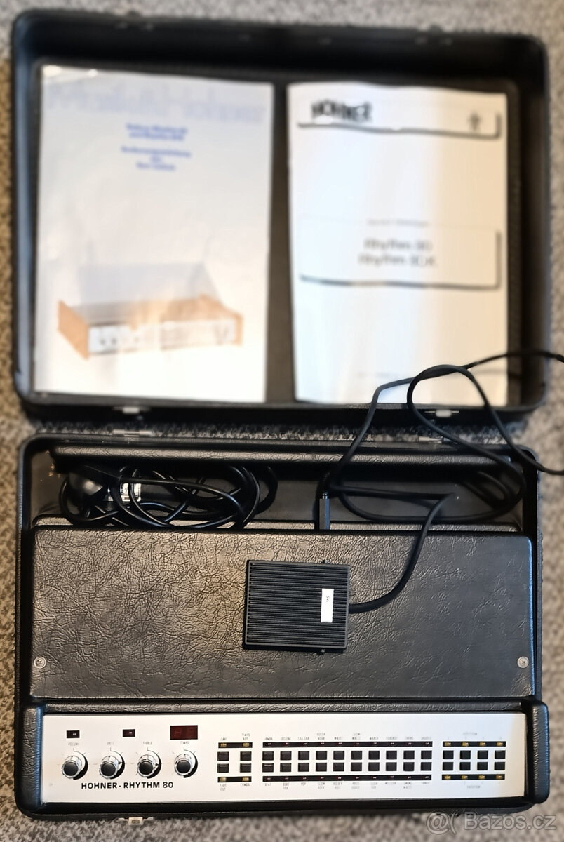 PREDÁM VZÁCNY VINTAGE BICÍ AUTOMAT HOHNER RHYTM 80 1977 - 12