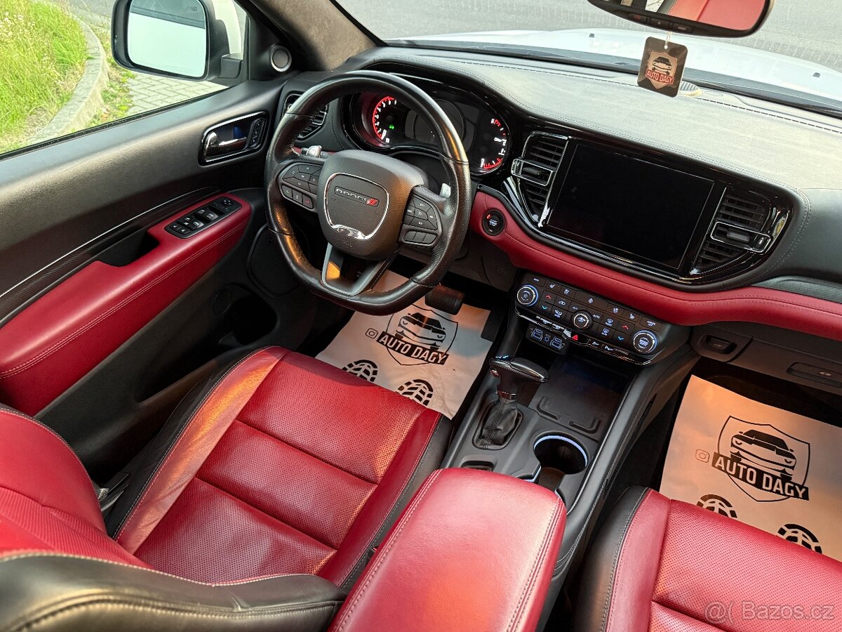 Dodge Durango R/T 5.7 V8 HEMI—2021–4x4—69.000km—červená kůže - 12
