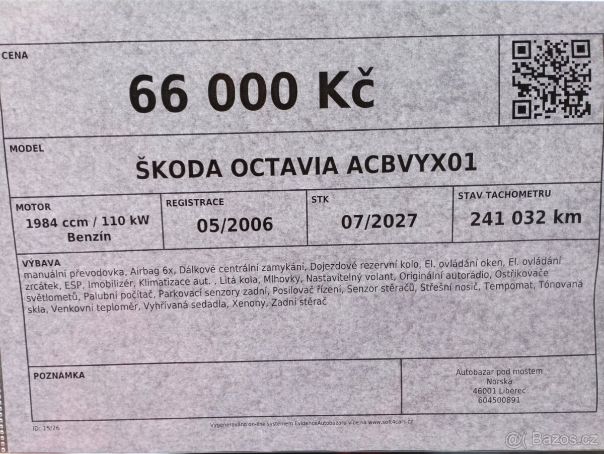 Škoda Octavia ACBVYX01 - 12