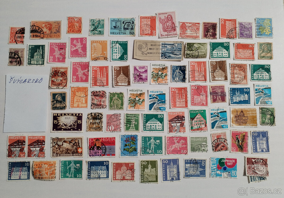 Poštovní známky sbírka 4500 tisíce kusů - 12