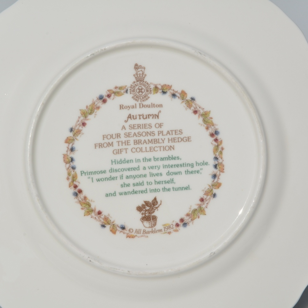 ROYAL DOULTON - sada porcelánové talíře 4 roční období - 12