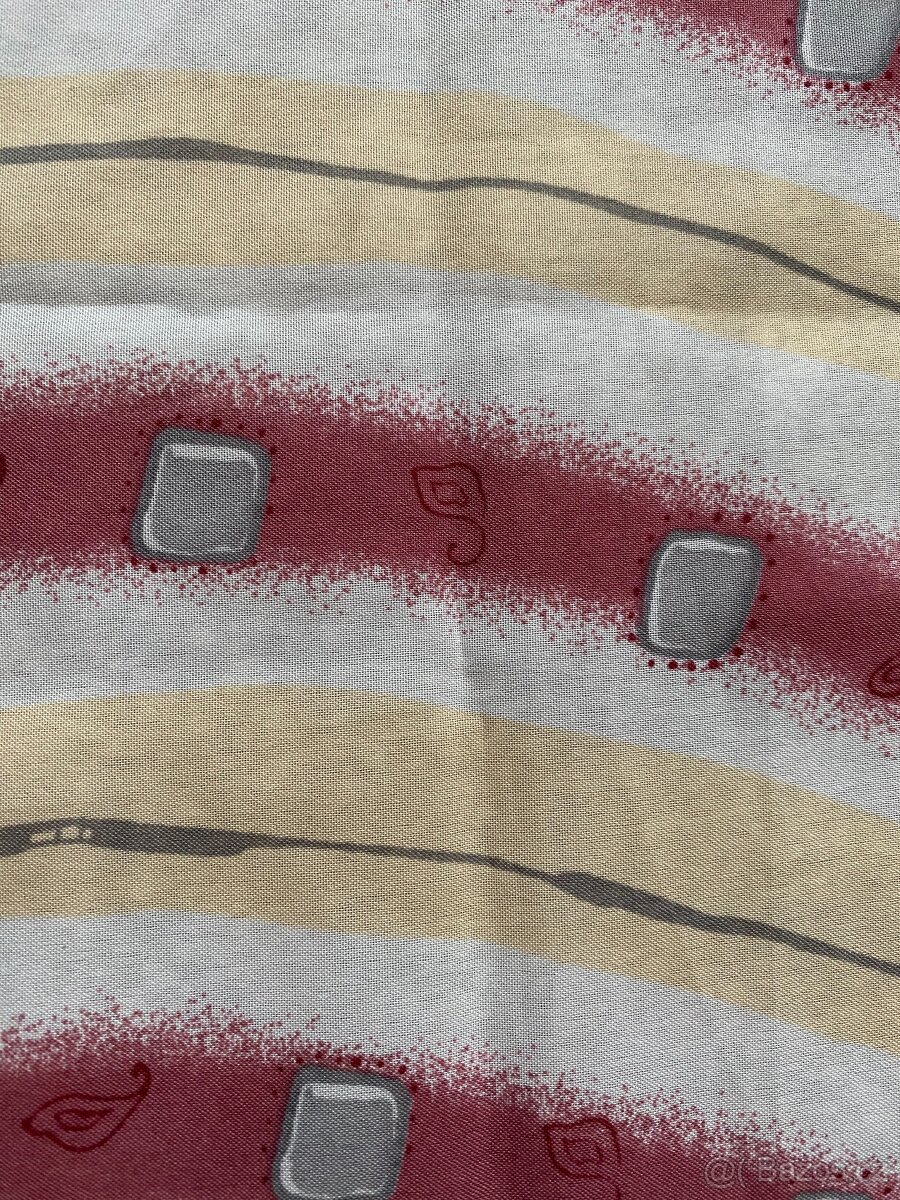 Nový velký dámský šátek Port Louis s pruhy - 160 x 120 cm - 12