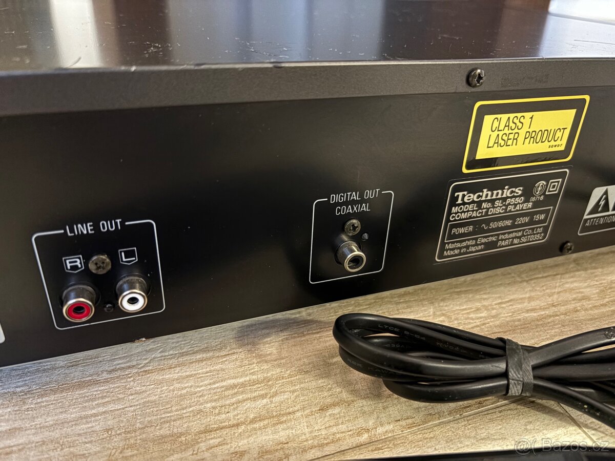 CD přehrávač Technics SL-P550 digital output vč DO - 12